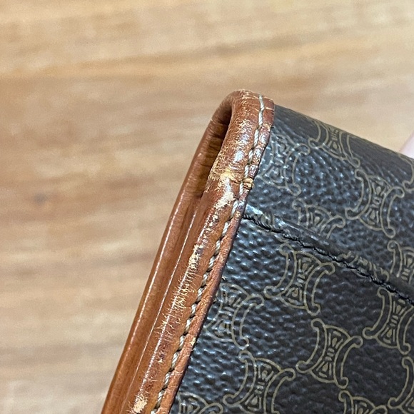 Vintage Celine Macadam canvas clutch bag - Picture 12 of 16